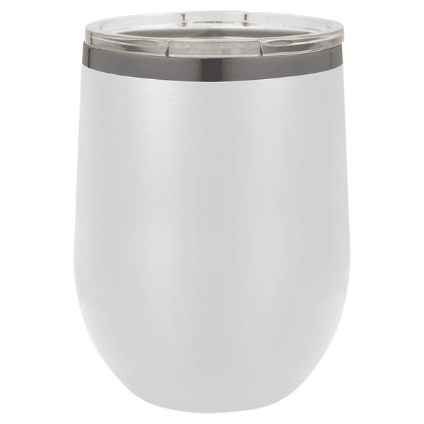 12 oz. Stemless Wine Tumbler - Ghost Black Collection