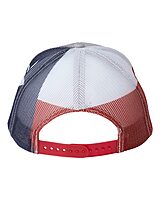 Kati Trucker Hat-Heather Grey-Texas Flag