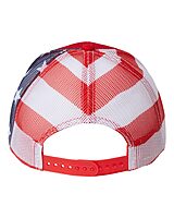 Kati Trucker Hat-Red-USA Flag