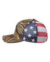 Kati Trucker Hat-Real Tree Camo-USA Flag