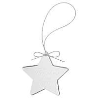 Ornament- Star Glass