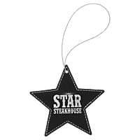 Ornament- Star Black/Silver