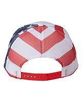Kati Trucker Hat-White-USA Flag