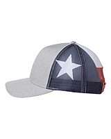 Kati Trucker Hat-Heather Grey-Texas Flag