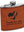 6 oz Leatherette Wrapped Flask
