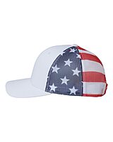 Kati Trucker Hat-White-USA Flag